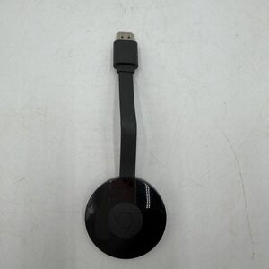 Google Chromecast Model NC2-6A5 HDMI Black 2nd Device Only